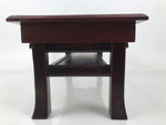 Japanese Buddhist Altar Brushed Lacquer Folding Kyozukue Offering Table BA707