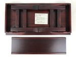 Japanese Buddhist Altar Brushed Lacquer Folding Kyozukue Offering Table BA707