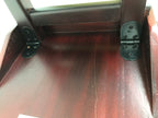Japanese Buddhist Altar Brushed Lacquer Folding Kyozukue Offering Table BA707