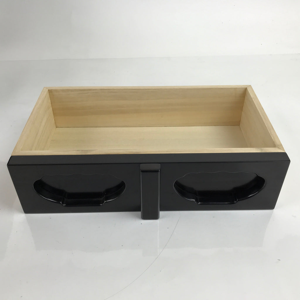 Japanese Buddhist Altar Brushed Lacquer Wood Offering Table Vtg Kyozukue BA373