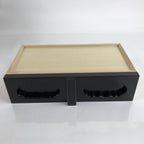 Japanese Buddhist Altar Brushed Lacquer Wood Offering Table Vtg Kyozukue BA373