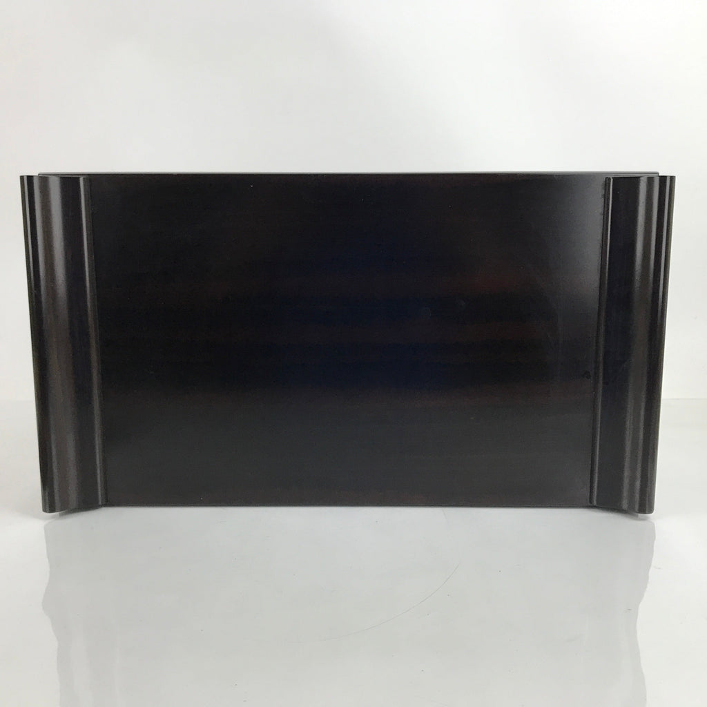 Japanese Buddhist Altar Brushed Lacquer Wood Offering Table Vtg Kyozukue BA373