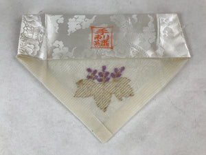 Japanese Buddhist Altar Cloth Silk Uchishiki Vtg Embroidered Paulownia BA252