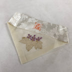 Japanese Buddhist Altar Cloth Silk Uchishiki Vtg Embroidered Paulownia BA252