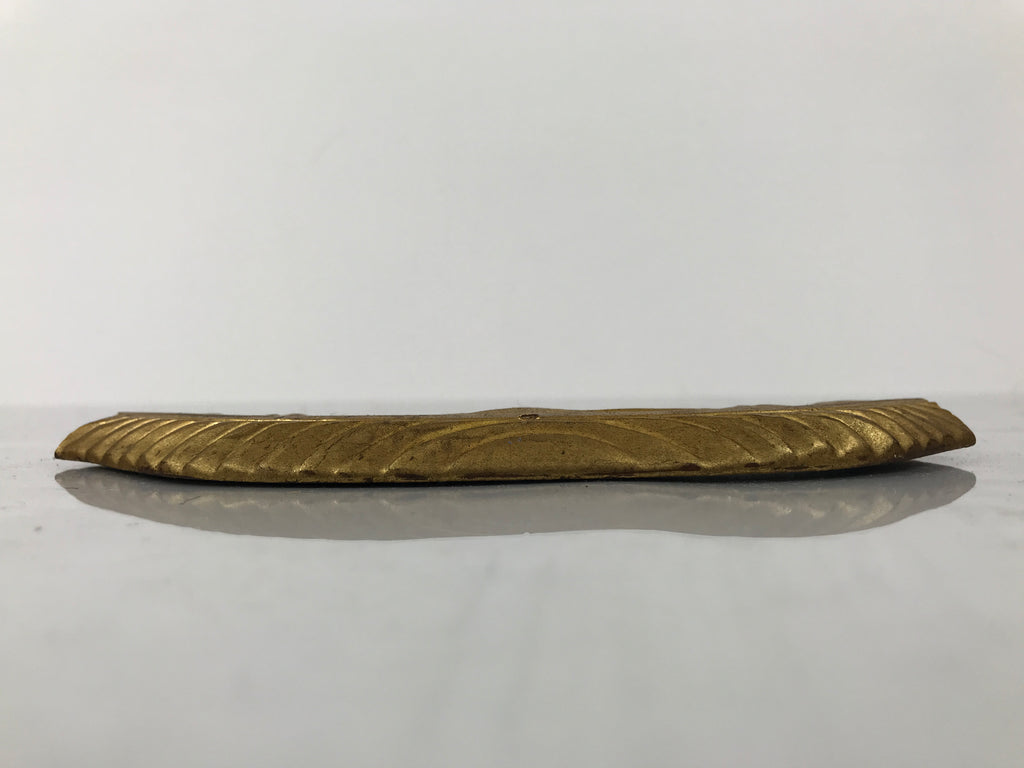 Japanese Buddhist Altar Decorative Butsudan Spare Part Vtg Border Gold BA750