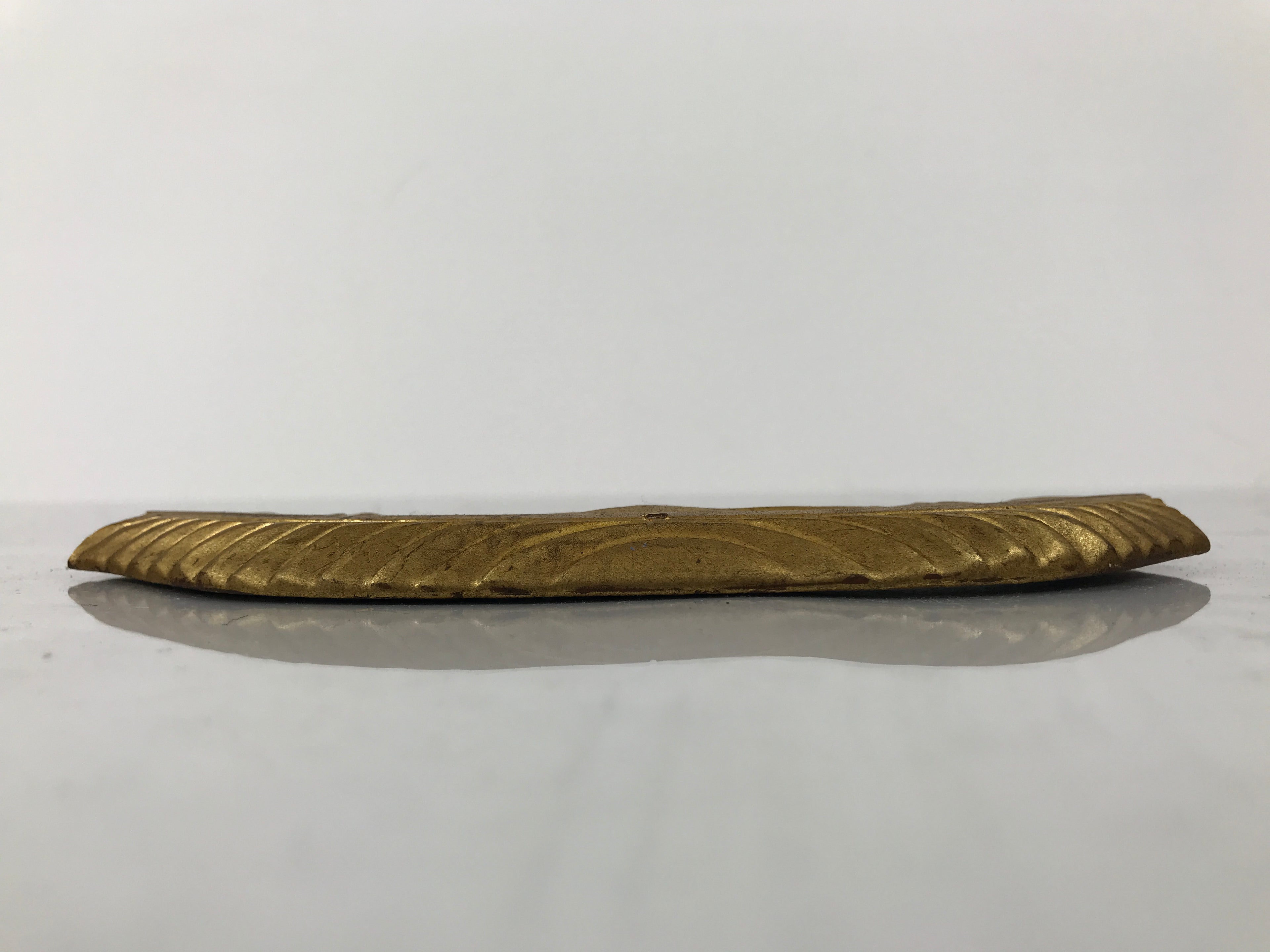 Japanese Buddhist Altar Decorative Butsudan Spare Part Vtg Border Gold BA750