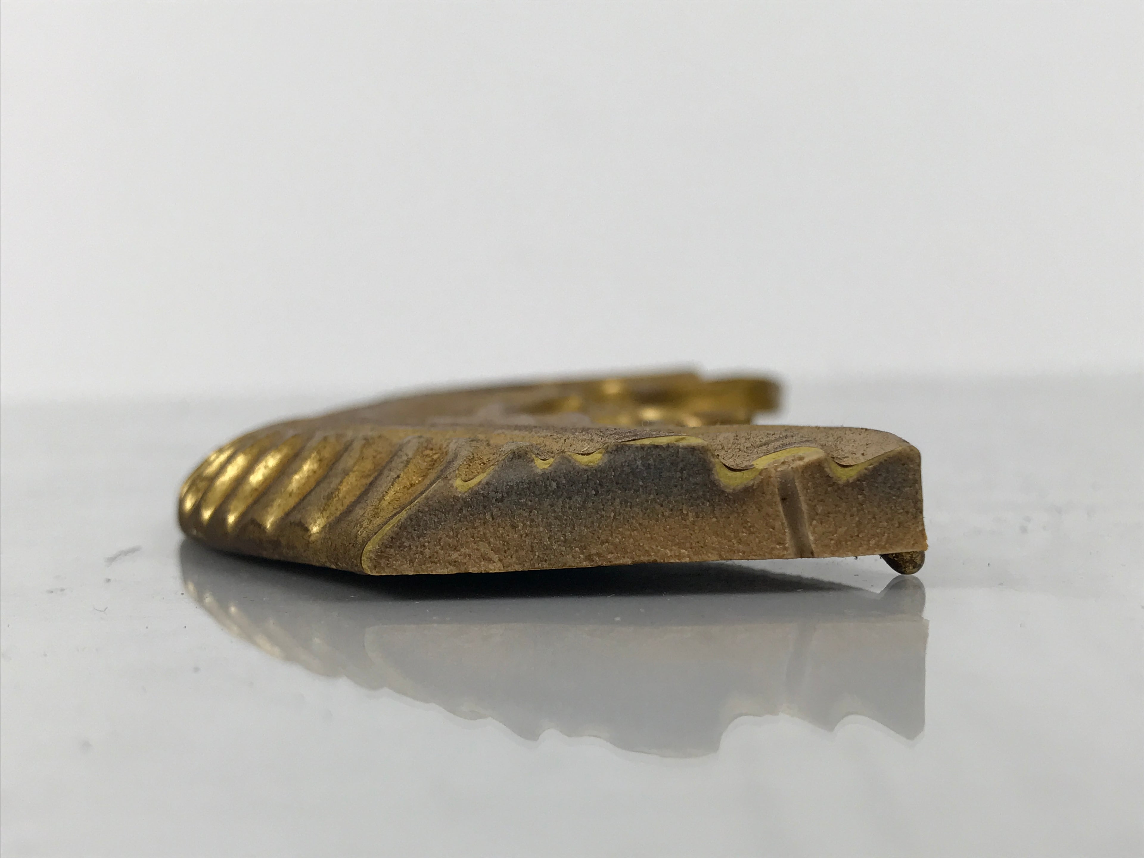 Japanese Buddhist Altar Decorative Butsudan Spare Part Vtg Border Gold BA750
