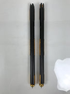 Japanese Buddhist Altar Decorative Lacquer Pillars 2pc Butsudan Parts Gold BP17
