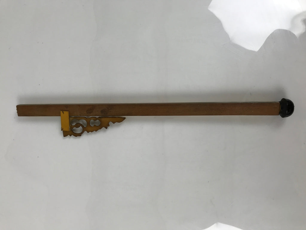 Japanese Buddhist Altar Decorative Part Vtg Spare Parts Gold Wood Pillar BA804