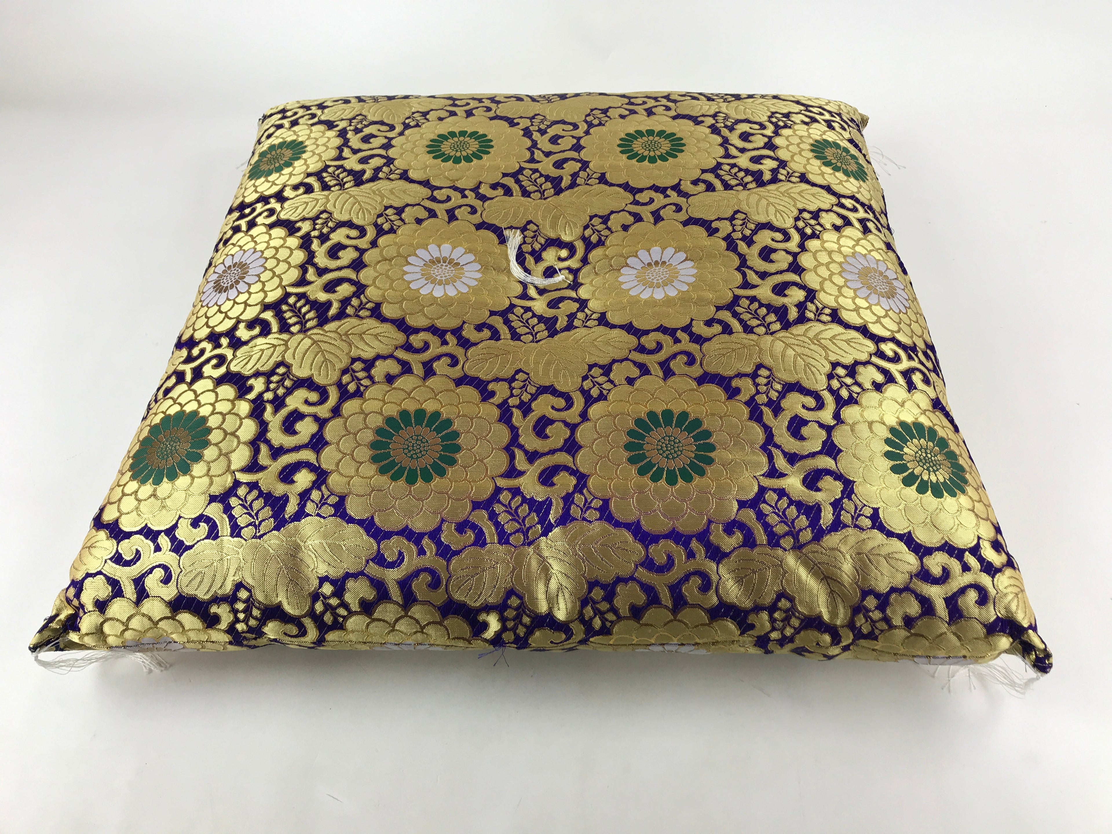 Japanese Buddhist Altar Doushi Zabuton Floor Pillow Temple Cushion Gold BA201