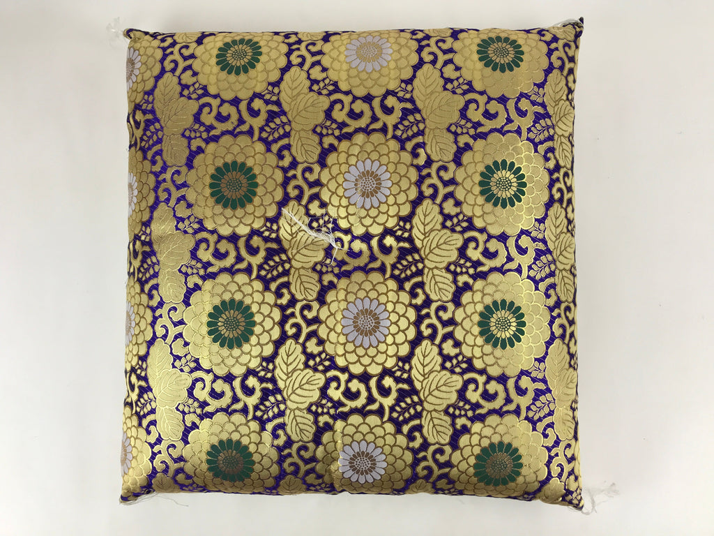 Japanese Buddhist Altar Doushi Zabuton Floor Pillow Temple Cushion Gold BA201
