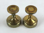 Japanese Buddhist Altar Fitting 2pc Set Rice Offering Cup Vtg Butsugu BA24