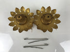 Japanese Buddhist Altar Fitting Brass Butsudan Hanging Lantern Tsuri Toro BA838