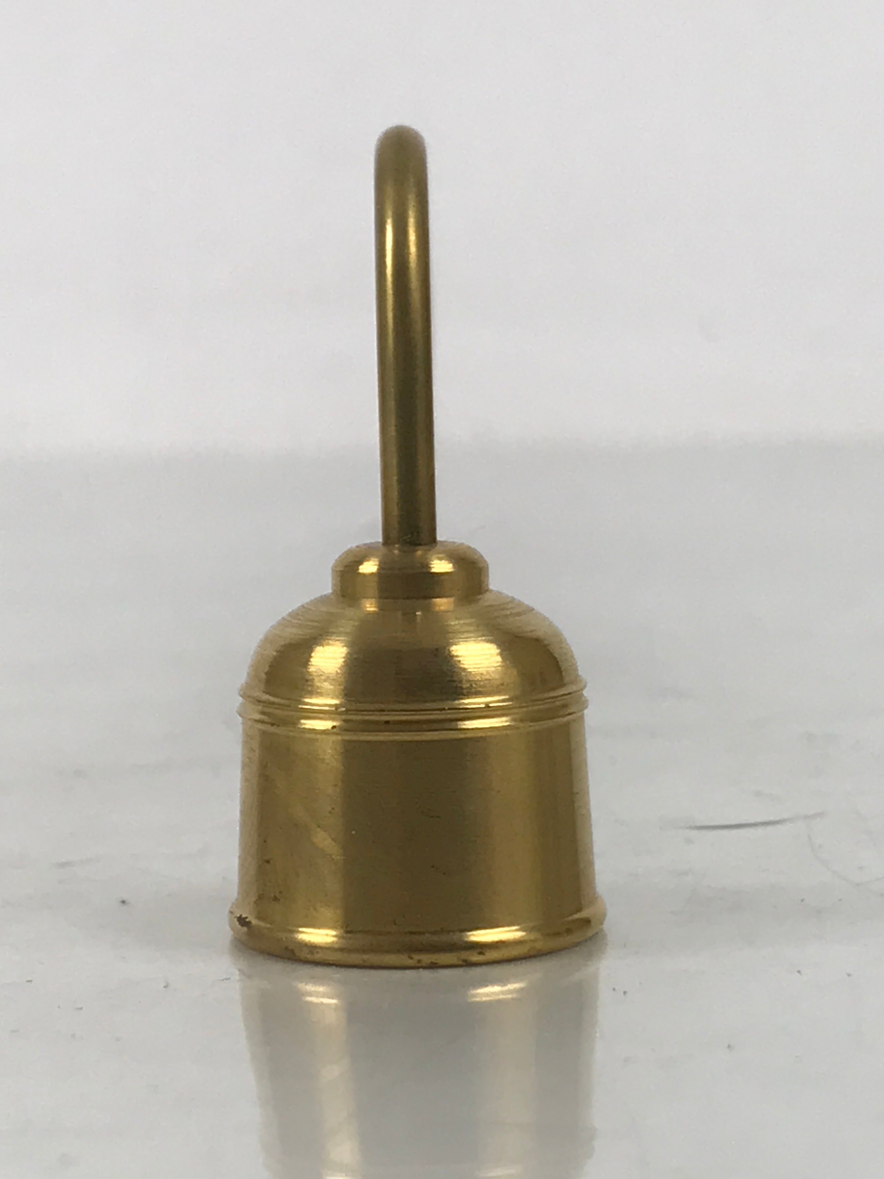 Japanese Buddhist Altar Fitting Brass Candle Snuffer Vtg Butsugu Accessory BA651