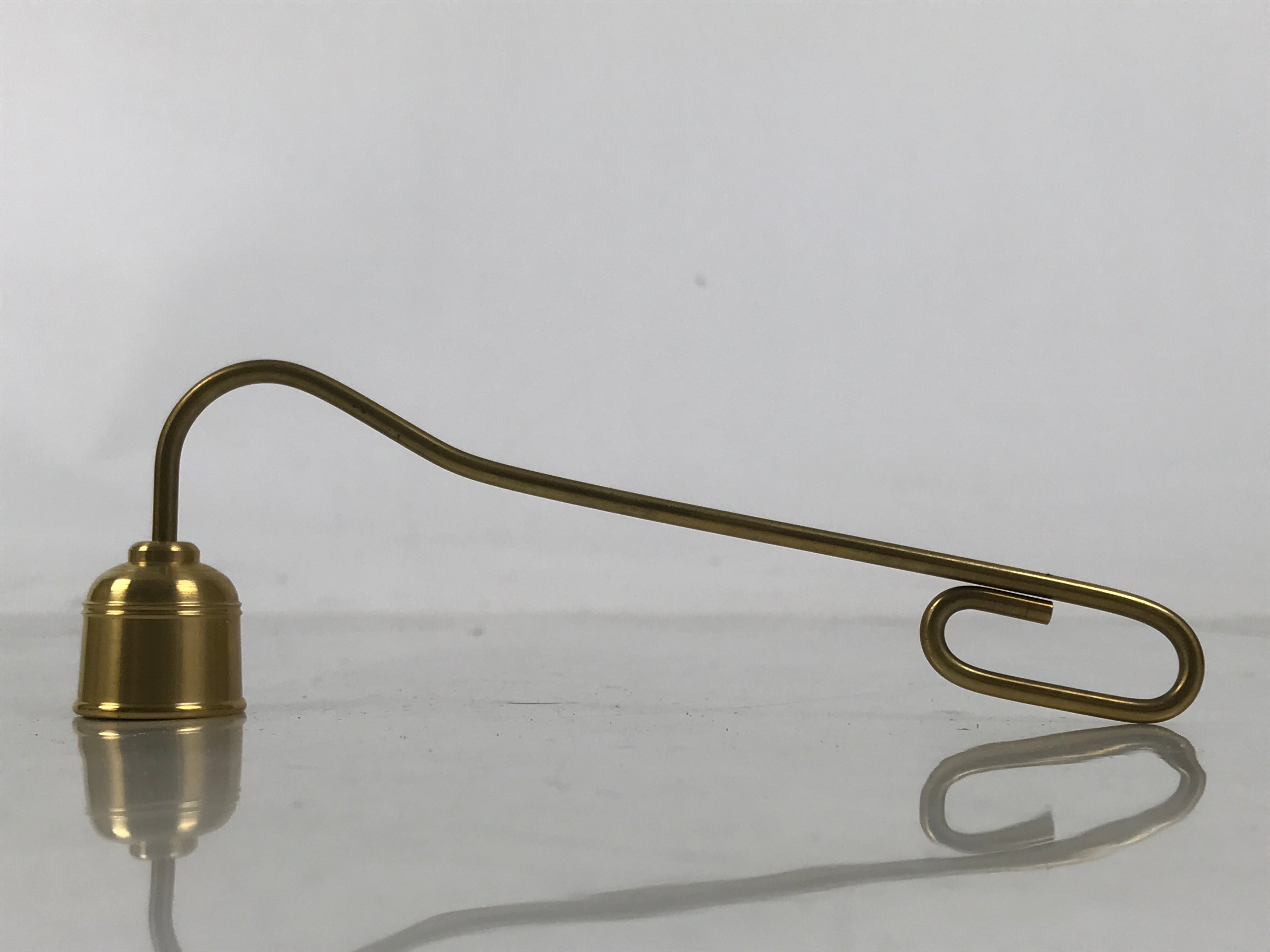 Japanese Buddhist Altar Fitting Brass Candle Snuffer Vtg Butsugu Accessory BA651