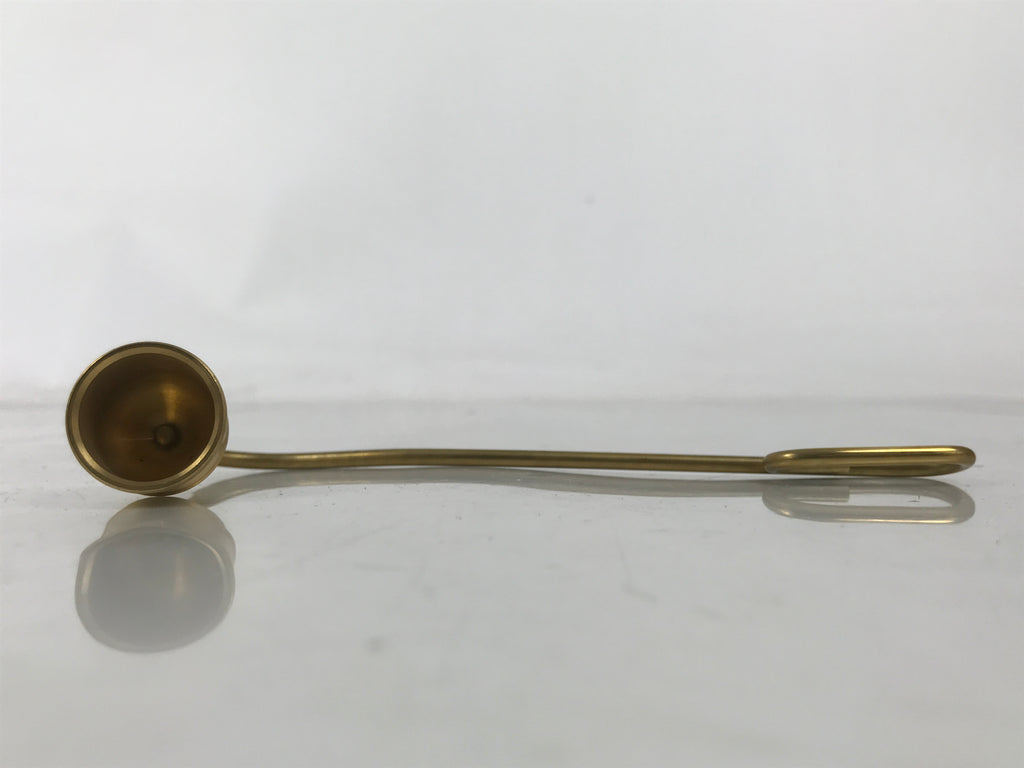 Japanese Buddhist Altar Fitting Brass Candle Snuffer Vtg Butsugu Accessory BA651