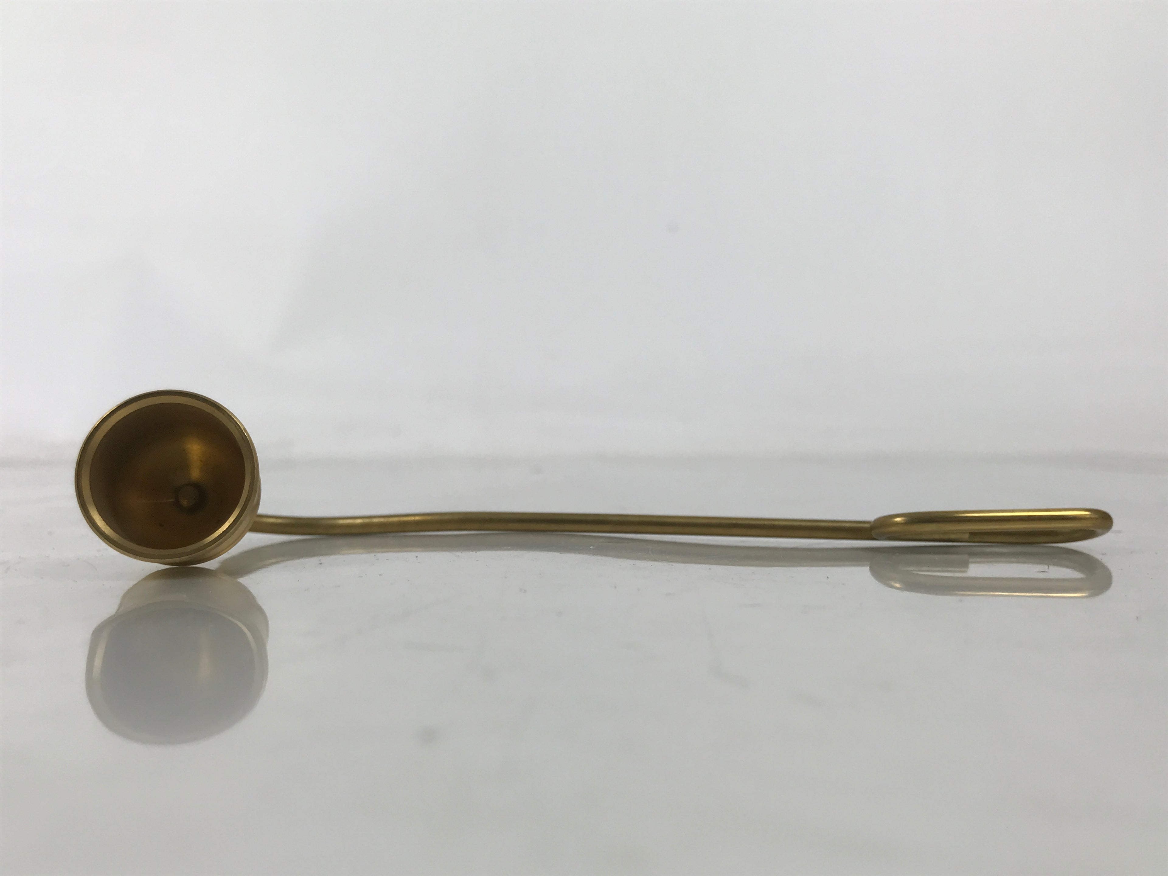 Japanese Buddhist Altar Fitting Brass Candle Snuffer Vtg Butsugu Accessory BA651