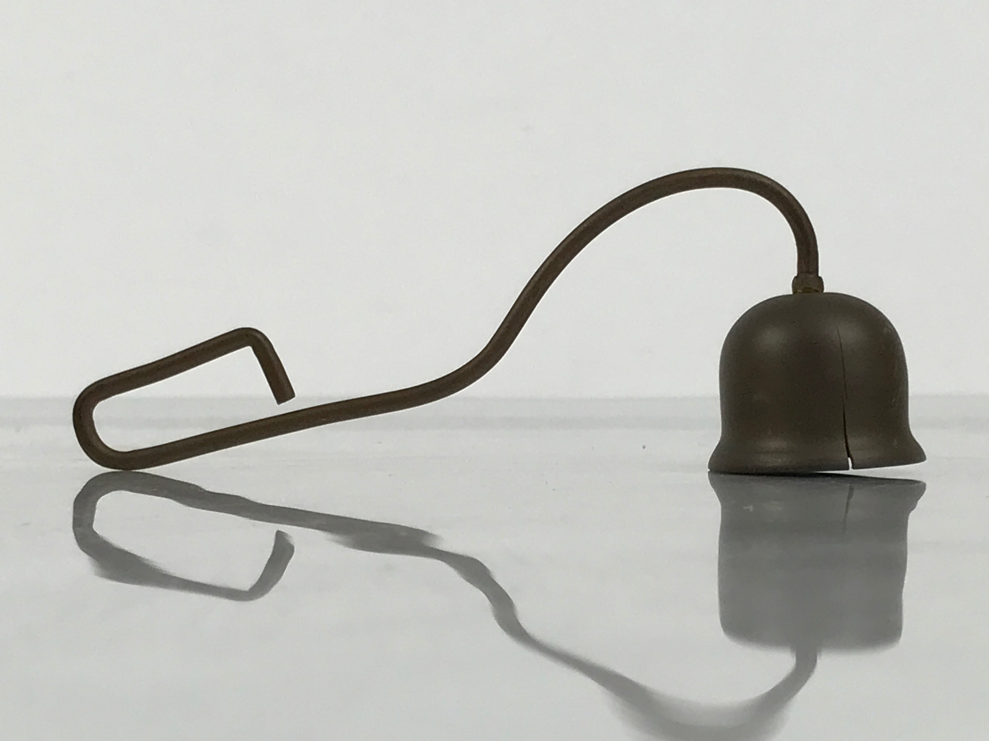 Japanese Buddhist Altar Fitting Brass Candle Snuffer Vtg Butsugu Accessory BA822