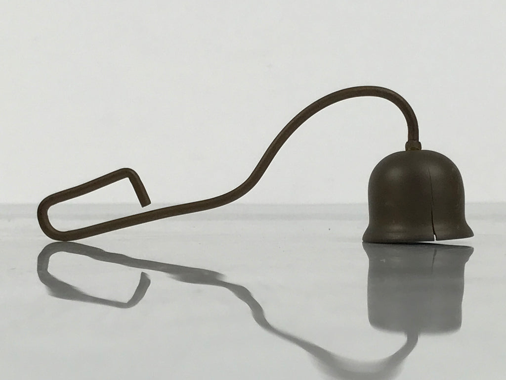 Japanese Buddhist Altar Fitting Brass Candle Snuffer Vtg Butsugu Accessory BA822
