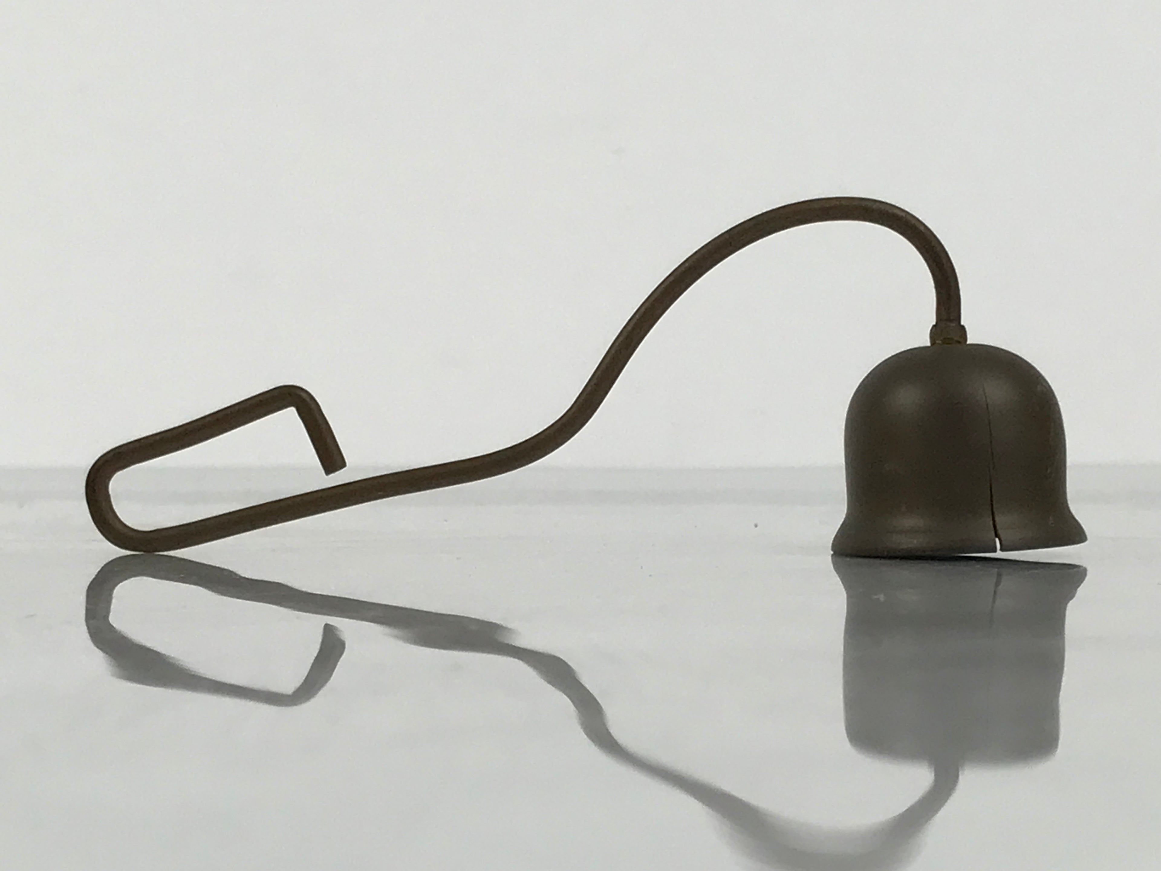 Japanese Buddhist Altar Fitting Brass Candle Snuffer Vtg Butsugu Accessory BA822
