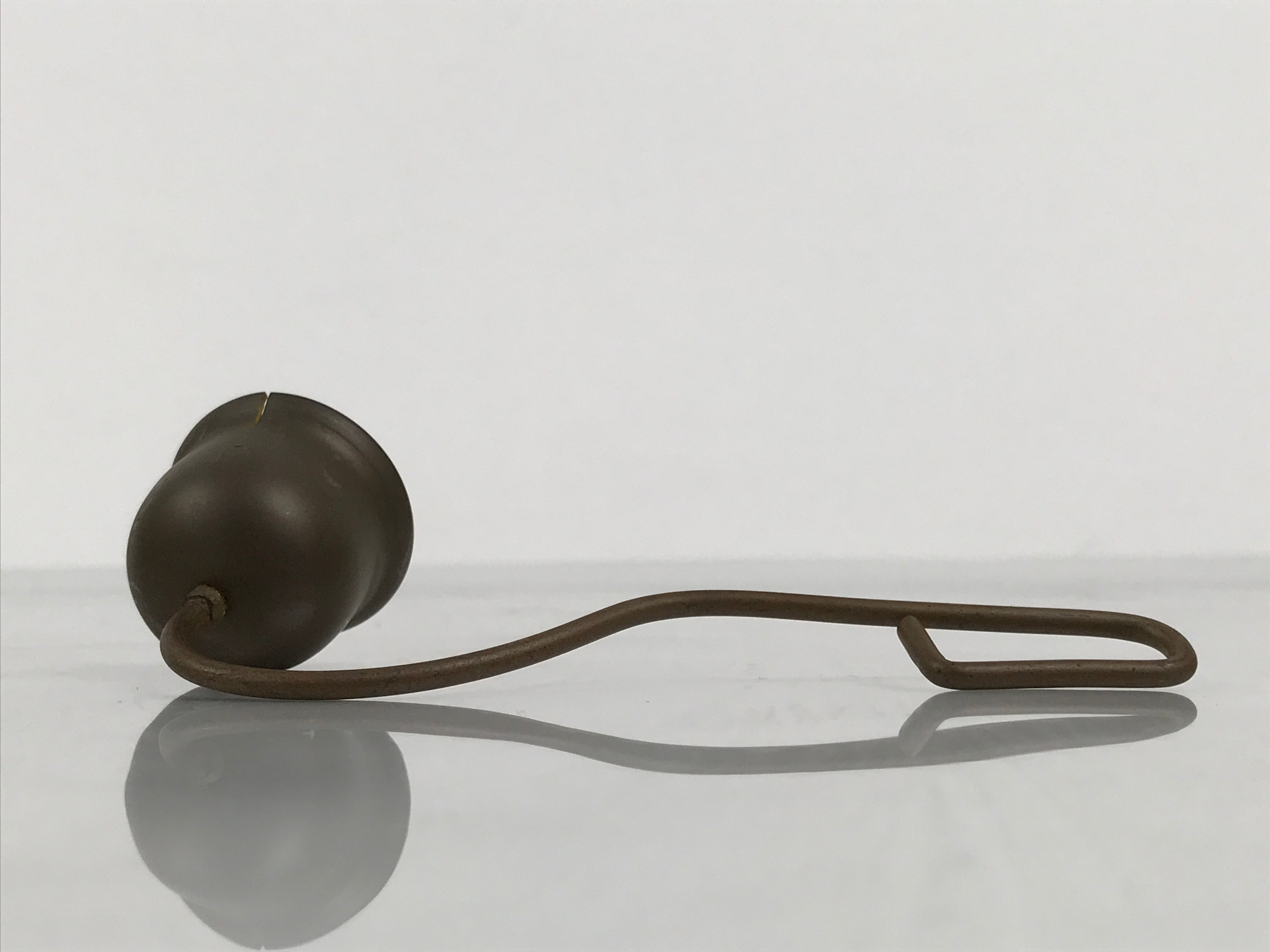 Japanese Buddhist Altar Fitting Brass Candle Snuffer Vtg Butsugu Accessory BA822