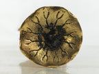 Japanese Buddhist Altar Fitting Brass Candle Stand Vtg Crane Shokudai BA646