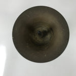 Japanese Buddhist Altar Fitting Brass Candle Stand Vtg Metal Shokudai BA578