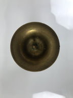 Japanese Buddhist Altar Fitting Brass Candle Stand Vtg Metal Shokudai Gold BA770
