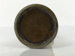 Japanese Buddhist Altar Fitting Brass Candle Stand Vtg Metal Shokudai Gold BA786