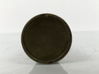 Japanese Buddhist Altar Fitting Brass Candle Stand Vtg Metal Shokudai Gold BA787