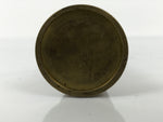 Japanese Buddhist Altar Fitting Brass Candle Stand Vtg Metal Shokudai Gold BA788