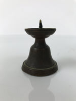 Japanese Buddhist Altar Fitting Brass Candle Stand Vtg Small Shokudai BA737