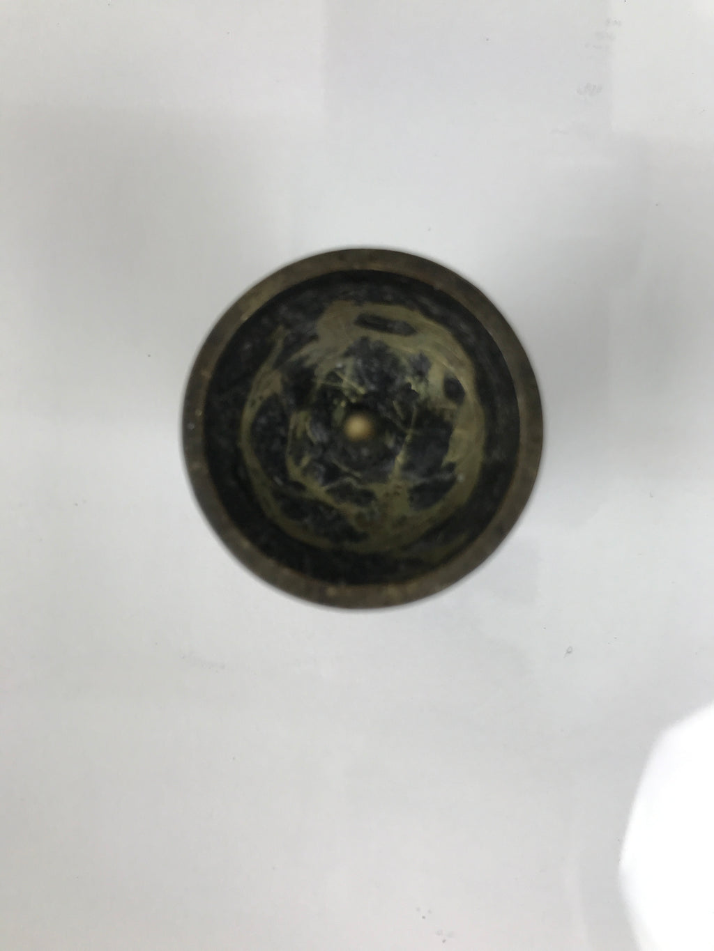Japanese Buddhist Altar Fitting Brass Candle Stand Vtg Small Shokudai BA737