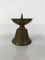 Japanese Buddhist Altar Fitting Brass Candle Stand Vtg Small Shokudai BA738