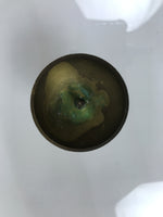 Japanese Buddhist Altar Fitting Brass Candle Stand Vtg Small Shokudai BA738