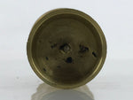 Japanese Buddhist Altar Fitting Brass Candle Stand Vtg Small Shokudai Gold BA464