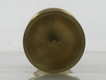 Japanese Buddhist Altar Fitting Brass Candle Stand Vtg Small Shokudai Gold BA658