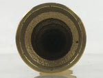 Japanese Buddhist Altar Fitting Brass Candle Stand Vtg Small Shokudai Gold BA658
