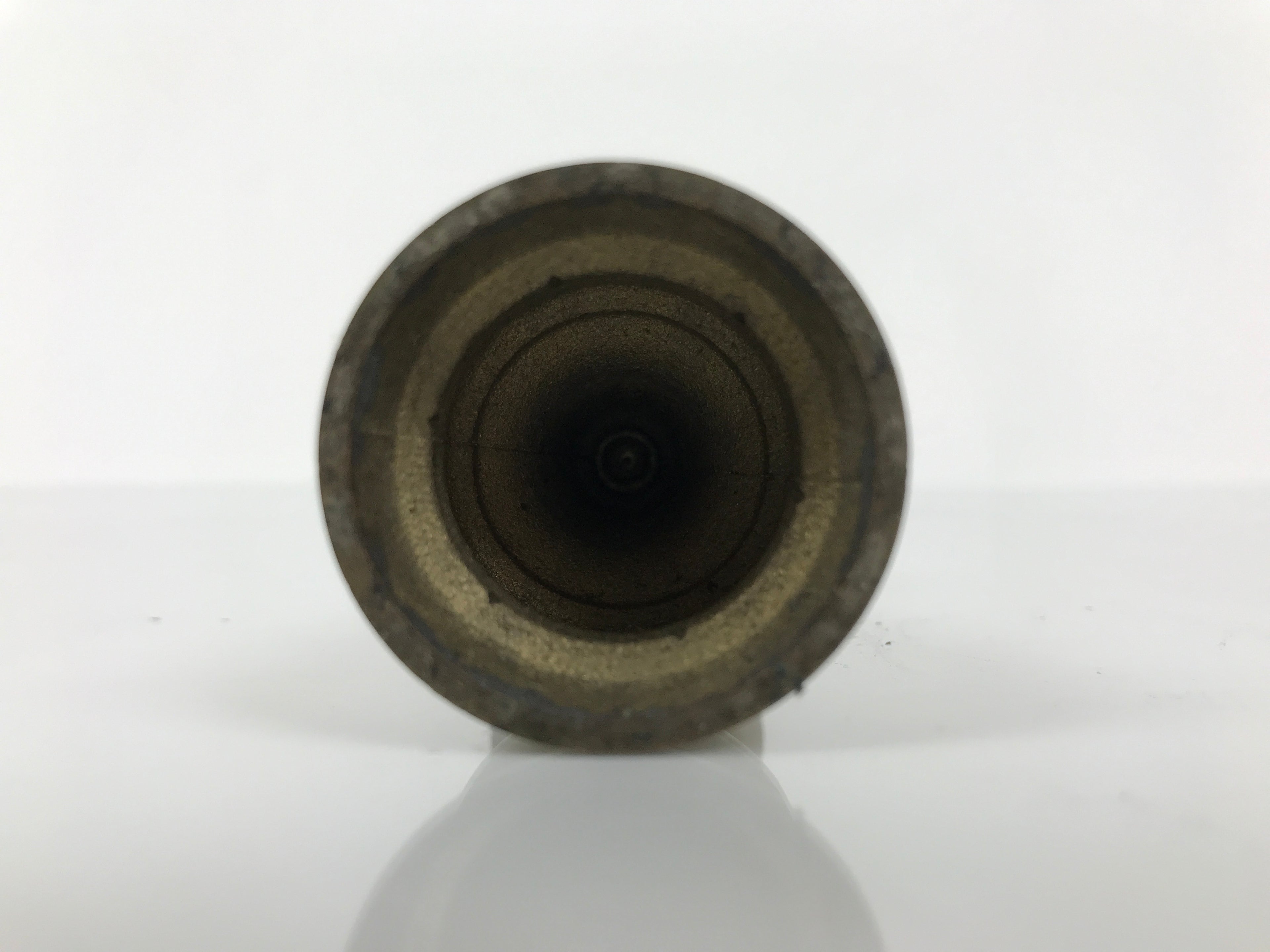 Japanese Buddhist Altar Fitting Brass Candle Stand Vtg Small Shokudai Gold BA739
