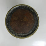 Japanese Buddhist Altar Fitting Brass Flower Vase Hanatate Butsugu Brown BA581