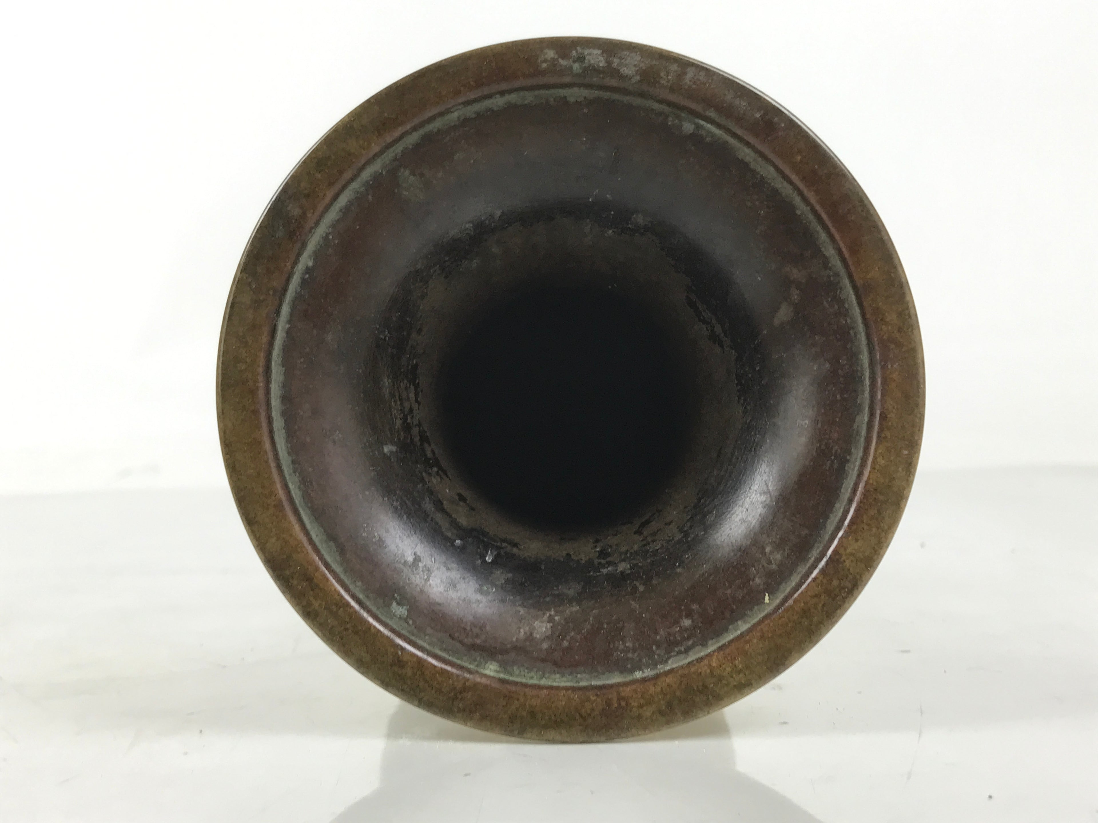 Japanese Buddhist Altar Fitting Brass Flower Vase Hanatate Butsugu Gold BA662