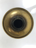 Japanese Buddhist Altar Fitting Brass Flower Vase Hanatate Butsugu Gold BA727