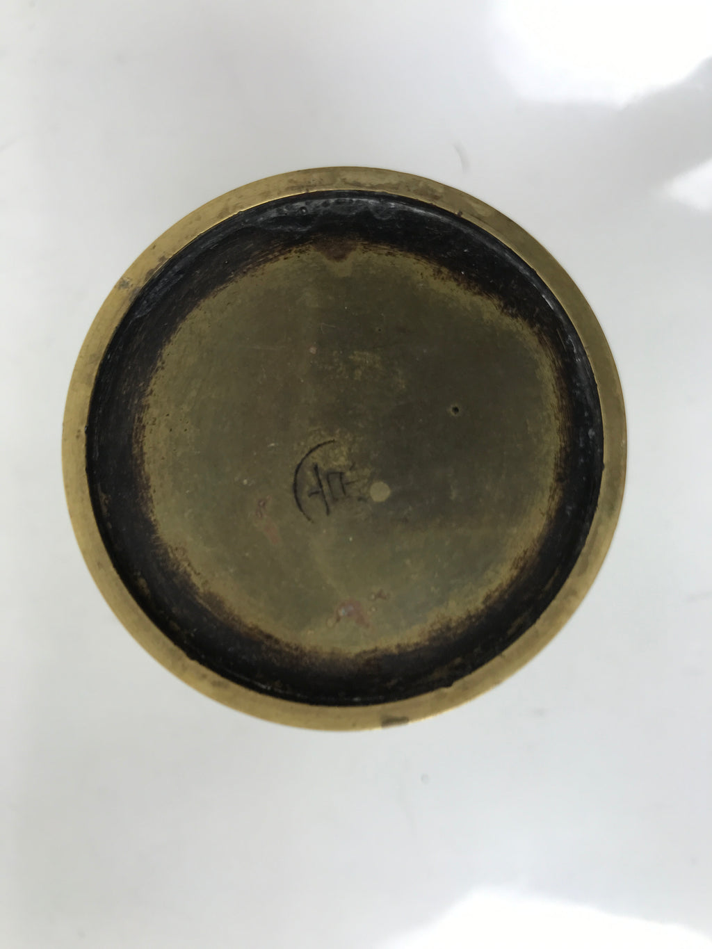 Japanese Buddhist Altar Fitting Brass Flower Vase Hanatate Butsugu Gold BA727