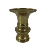 Japanese Buddhist Altar Fitting Brass Flower Vase Hanatate Butsugu Gold BA727
