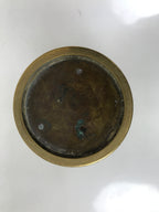 Japanese Buddhist Altar Fitting Brass Flower Vase Hanatate Butsugu Gold BA728