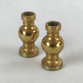 Japanese Buddhist Altar Fitting Brass Flower Vase Vtg 2pc Set Butsugu Gold BA109