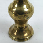 Japanese Buddhist Altar Fitting Brass Flower Vase Vtg Hanatate Gold 2pc BA394