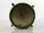 Japanese Buddhist Altar Fitting Brass Flower Vase Vtg Hanatate Gold Floral BA318