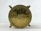 Japanese Buddhist Altar Fitting Brass Flower Vase Vtg Insert Butsugu Gold BA215