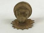 Japanese Buddhist Altar Fitting Brass Fukujoju Butsu Vtg Ornament Gold BD932